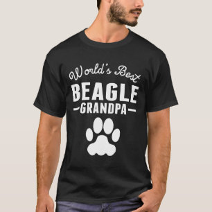 Worlds Best Beagle Grandpa T Shirt