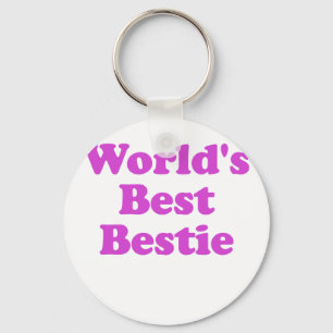 Worlds Best Bestie Nyckelring