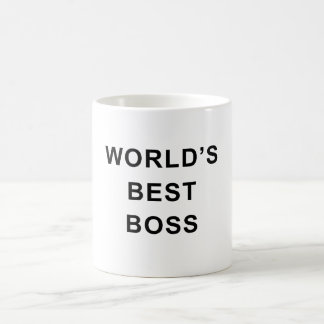 World's Best Boss Mug – Bold Classic Office Gift Kaffemugg
