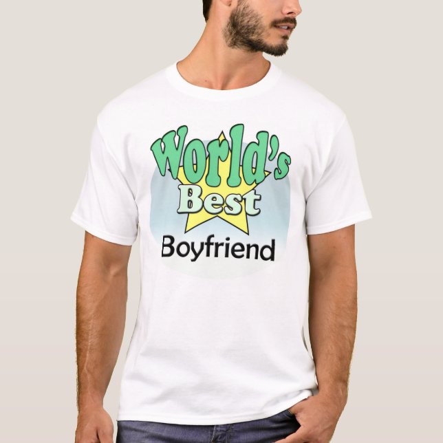 World's Best Boyfriend T-shirt (Framsida)