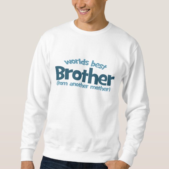 Worlds Best Brother Långärmad Tröja (Framsida)