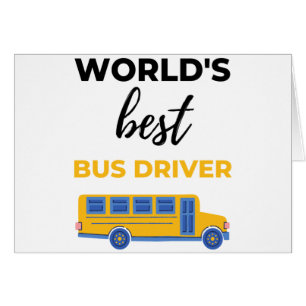 World's Best Buss Driver bl.a. Hälsningskort