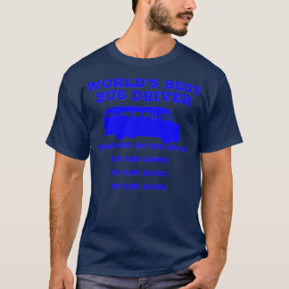 Worlds Best Buss Driver Classic TShirt T Shirt