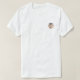 World's Best Cat Pappa Elegant Simple Anpassningsb T Shirt (Design framsida)
