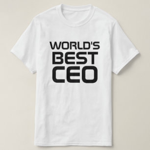 World's Best CEO Personlig Gift for CEO Chef T Shirt