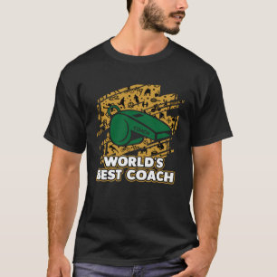 Worlds Best Coach Ord Trainer Citate Training T Shirt