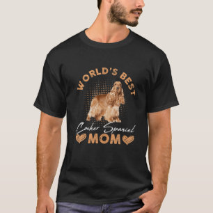World's Best Cocker Spain Mamma Hund Funny Women T Shirt