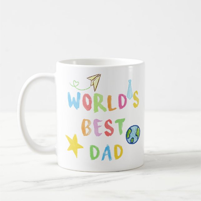 World's Best Dad Mug Kaffemugg (Vänster)