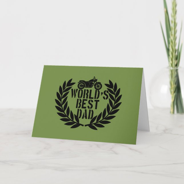 World's Best Dad  Tack Kort (Framsida)