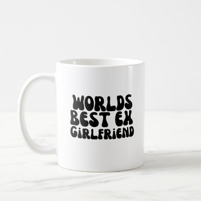 Worlds Best Ex Girlkompis Kaffemugg (Vänster)