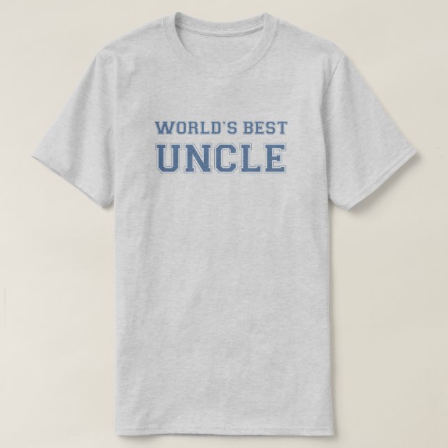 Worlds Best farbror Tee Shirt (Design framsida)