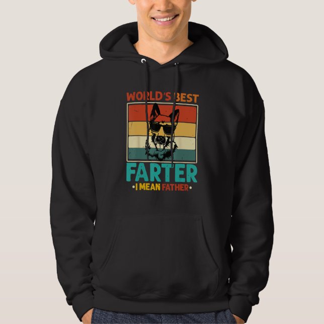 Worlds Best Farter I Mean Father Best Dad Ever Coo Hoodie (Framsida)
