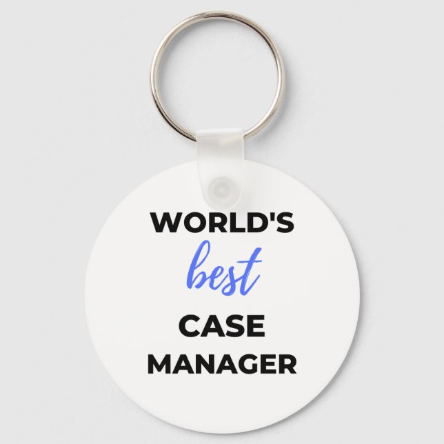 World's Best Fodral Manager 2 Nyckelring (Framsida)