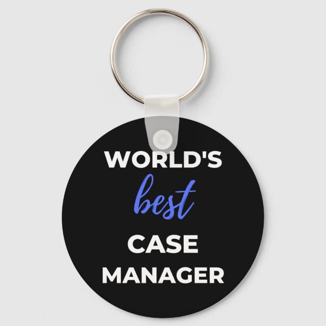 World's Best Fodral Manager Nyckelring (Framsida)