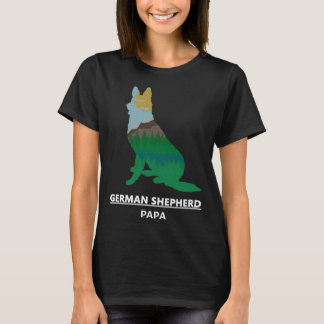 Worlds Best German Shepherd Pappa T Shirt