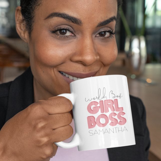 Worlds Best Girl Chef Kaffemugg (Skapare uppladdad)