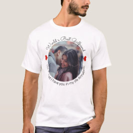 World's Best Girlkompis Round Anpassningsbar Photo T Shirt