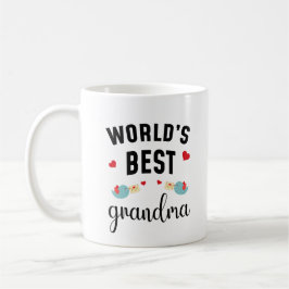 World's Best Grandma Cute Gift for Grandma Kaffemugg