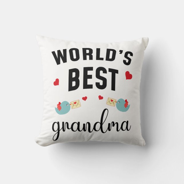 World's Best Grandma Kudde (Framsida)