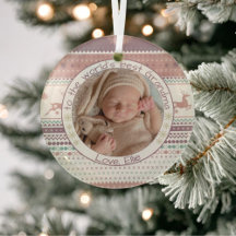 World's Best Grandma Nordic Reindeer Baby Photo