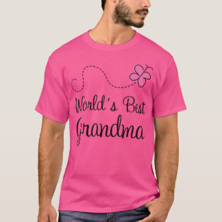 Worlds Best Grandma Tee Mors dag farmmor 