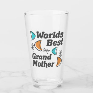 Worlds Best Grandmor Retro Glaskopp
