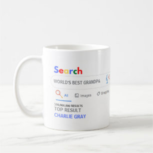 WORLDS BEST GRANDPA FUNNY Top Search-REST Kaffemugg