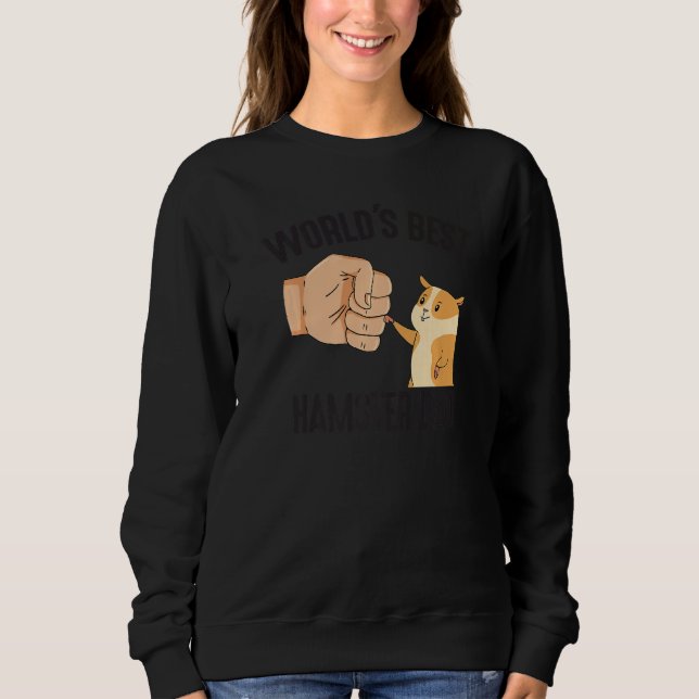 World's Best Hamster Dad Costume For Animal Lovers T Shirt (Framsida)