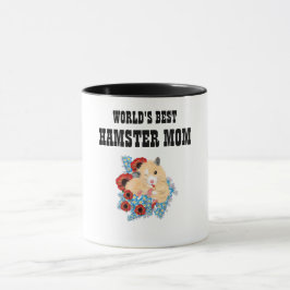 Worlds Best Hamster MAMMA - Syrian Golden honey Cu Mugg