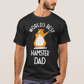 Worlds Best Hamster Pappa Dabbing Funny Say Hammy T Shirt