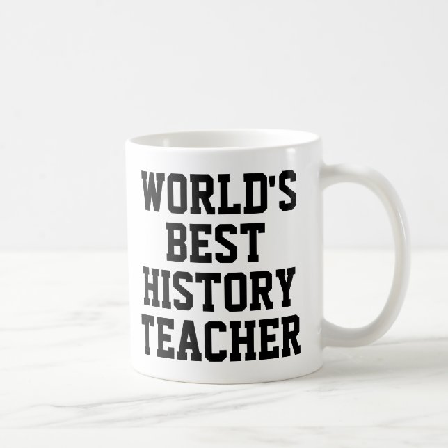 World's Best History Teacher Gift Mugg (Höger)