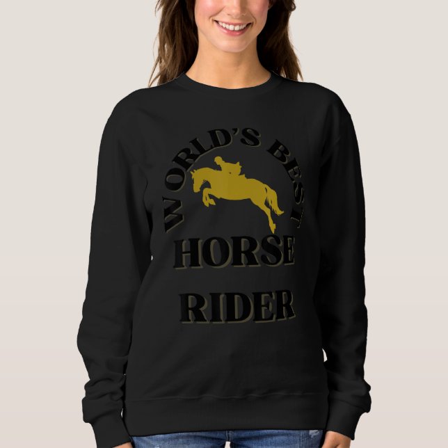 World's Best Horse Rider  Horse Riders T Shirt (Framsida)