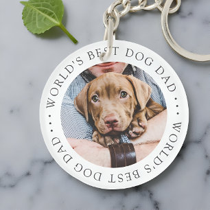 World's Best Hund Pappa Elegant Simple Anpassnings