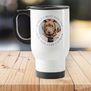 World's Best Hund Pappa Elegant Simple Anpassnings Resemugg
