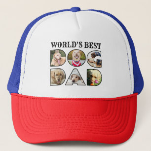World's Best Hund Pappa Quote 6 Photo Collage Keps