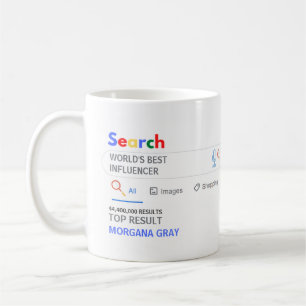 WORLDS BEST INFLUENCER ROLIGT Top Search Result Kaffemugg
