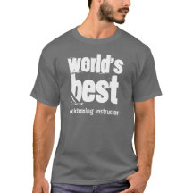 World's Best Kickboxing Instructor Grunge Brev