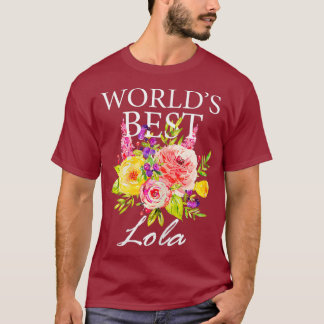Worlds Best Lola Filipino Grandma Mors dag T Shirt