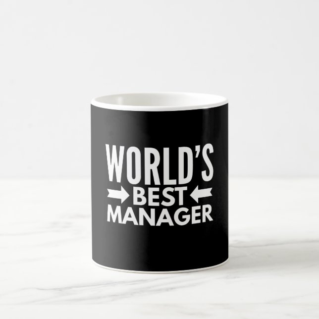 Worlds Best Manager Kaffemugg (Center)