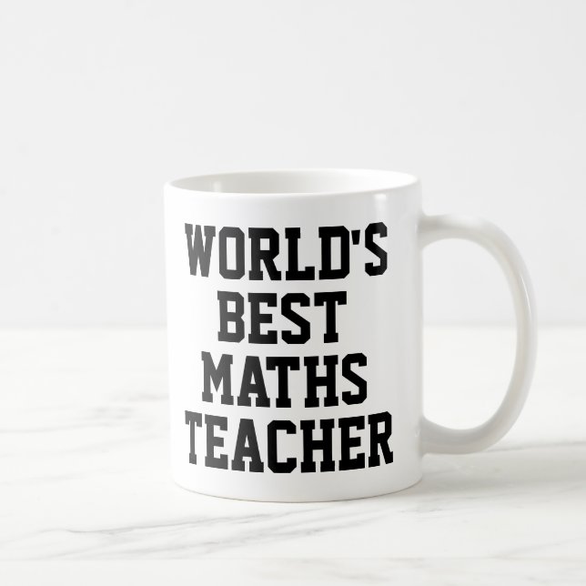World's Best Math Teacher Gift Mugg (Höger)