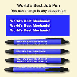 World's Best Mechanic - Add the type, or a Namn.