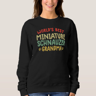 World's Best Miniature Schnauzer dog   Grandma T Shirt