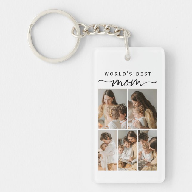 World's Best Mom Photo Collage Script Keepsake (Framsidan)