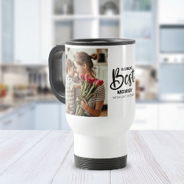 Worlds Best Mommy Photo with White Writing Resemugg