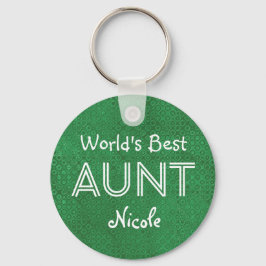 World's Best MOSTER Anpassningsbar Grönt Gift Item Nyckelring