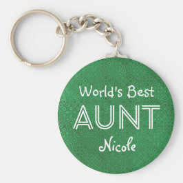 World's Best MOSTER Anpassningsbar Grönt Gift Item Nyckelring