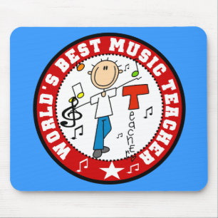 World's Best Music Teacher Mousepad Musmatta