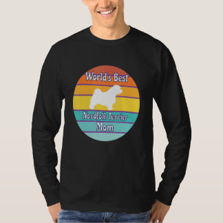 World's Best Nordfolk Terrier Mom T Shirt