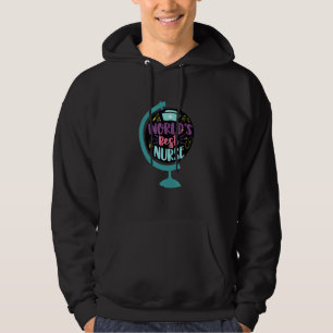 World's Best Nurse Medical Worker Sjuksköterskor K Hoodie