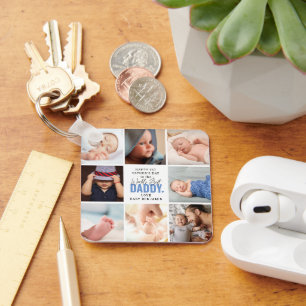 "Worlds Best pappa" Fars dag Keepsaké 1:a Nyckelring